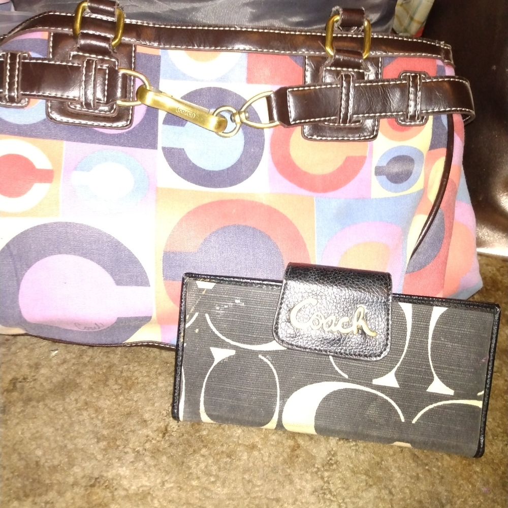 Coach Purse and wallet set